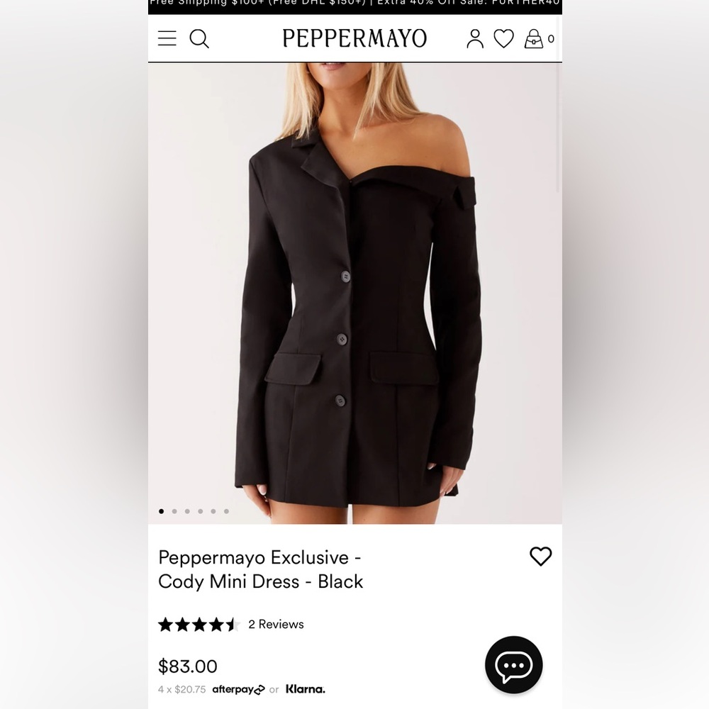 Peppermayo Cody mini dress